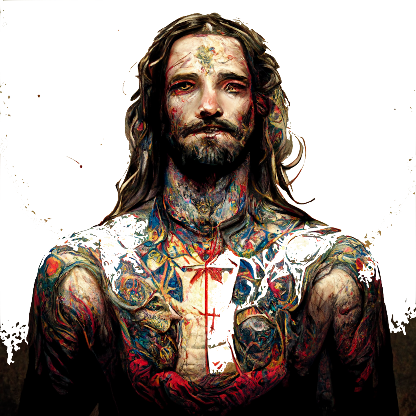 Jesus Christ with Tattoos